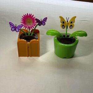 Butterfly Solar Dancers Pair